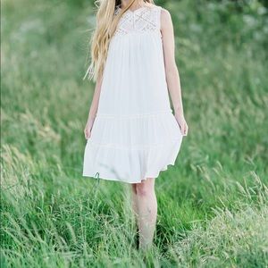 Pretty white dress from target!